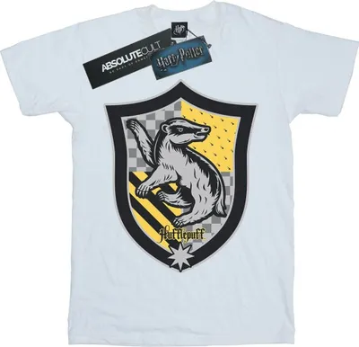 Produktbild von Harry Potter - "Hufflepuff" T-Shirt für Herren BI29969 (S) (Weiß)