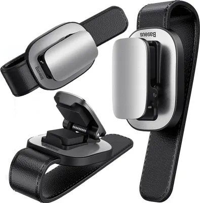 Immagine prodotto di Baseus Supporto per occhiali da auto Clip-on Argento (Acyjn-B0S)