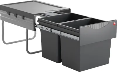Produktbild von HAILO RAUMSPAR TANDEM 18/18 mit 36 Liter Abfallvolumen / ab 40 cm Schrankbreite