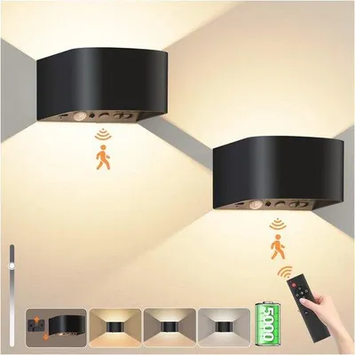 Productafbeelding van Draadloze Oplaadbare Wandlamp met Bewegingssensor – 5000 mAh LED Lamp voor Binnen en Buiten