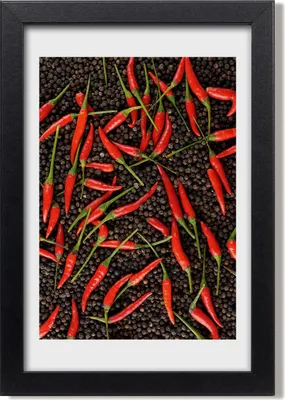 Produktbild von Bild 20x30 MDF-Rahmen, Wandkunst Chilischoten