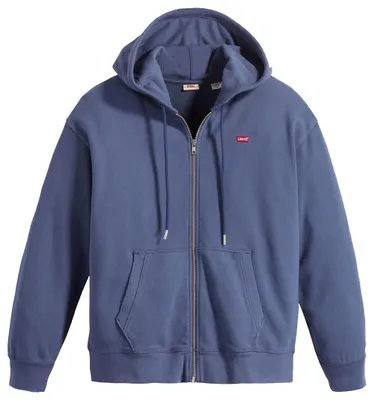 Produktbild von Levi's Damen Standard Zip Sweatshirt Hoodie Kapuzenpullover, Crown Blue, XXS