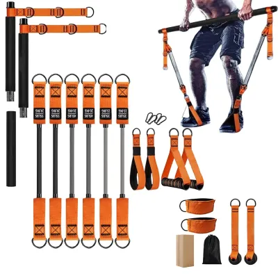 Productafbeelding van Draagbare Pilates Bar Kit met Verstelbare Weerstand