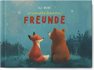 Produktbild von Mein Freundschaftsbuch - Freundebuch Grundschule - Geschenkidee Einschulung Mädchen und Jungs