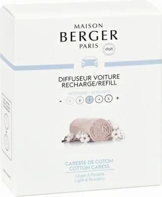 Imagen del producto de Recambios para difusor de ambiente para coche, algodón puro, línea "Baumwolle Caress". (2 unidades)