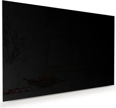Produktbild von Glasbild 90x60cm in XXL für Wohnzimmer, Schlafzimmer Motiv Schwarzer Hintergrund