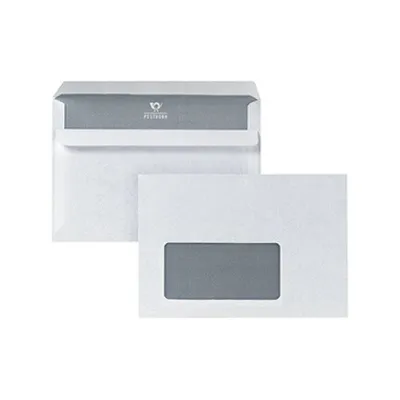 Productafbeelding van BONG 08905008 Briefumschlag,C6,weiß,m.F.Skl