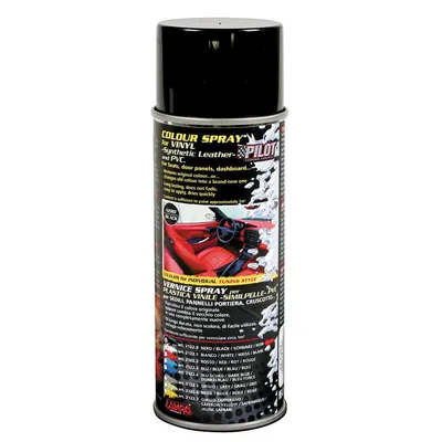 Produktbild von Lackspray PILOT schwarz 400 ml für Vinyl PVC Kunstleder Innenraumelemente
