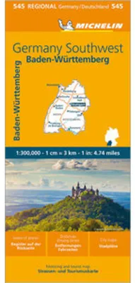Obrázok produktu pre Michelin Bádensko-Württembersko 1 : 300 000