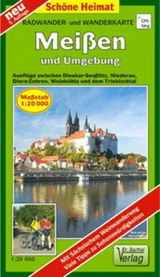 Immagine prodotto di Meißen e dintorni 1 : 20 000. carta escursionistica e ciclistica
