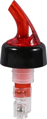 Produktbild von 1 Stück 15 ml Quick Shot Messflasche mit Ausgießer für Getränke, Bar, Wein und Cocktails (Rot)