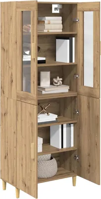 Produktbild von vidaXL Highboard Artisan-Eiche 69,5 x 34 x 180 cm