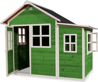 Image de EXIT Loft 150 Maison en Bois – Cabane Extérieure – Bois– Enfants – Vert