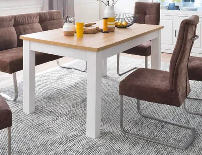 Produktbild von Esstisch Brixen | Pinie Aurelio / Grandson Oak | 160 x 90