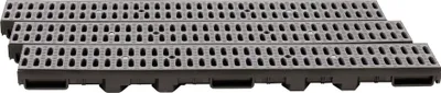 Produktbild von ScarMaxx 3m Entwässerungsrinne Bodenrinne Regenwasser A15 60 mm Stegrost Grau - 13x300x6cm
