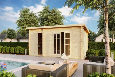 Produktbild von Lasita Maja Gartenhaus Belmont 2 - 34 mm