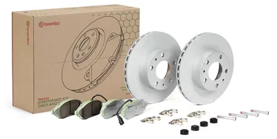 Image de Kit de freinage BREMBO avant (disques et plaquettes) pour FIAT Ducato fourgon (250, 290) 280 mm