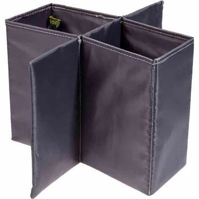 Produktbild von Meori Sixpackeinsatz für Faltbox mit 15l oder 30l in grau