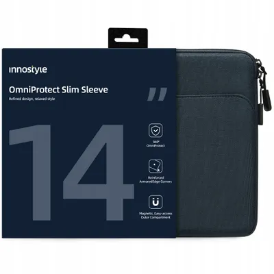 Produktbild von Innostyle 14" Brašna Na Notebook Vodotěsné Pouzdro Omniprotect Slim Blue