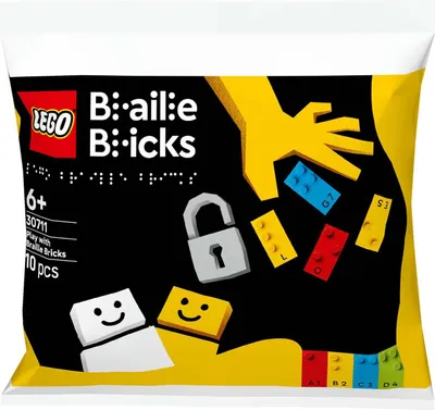 Obrázok produktu pre LEGO Hra s Braillovými kockami, Stavebnica, 6 rok / roky, Plast, 10 kusov, 37 g