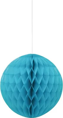 Produktbild von Deko Wabenball Türkisblau 20cm