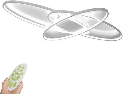 Zdjęcie produktu dla Lampa sufitowa LED z pilotem ściemnianie 90X61CM do salonu sypialni