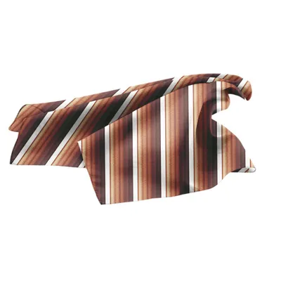 Produktbild von Hals-Tuch, Schmucktuch, gestreift, B 70 x L 70 cm