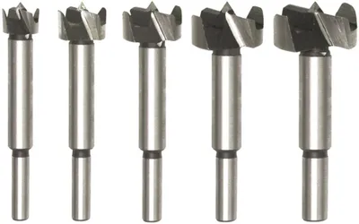 Image de Jeu de mèches Forstner 5 pcs 15 - 20 - 25 - 30 - 35 mm Mèche Forstner pour bois