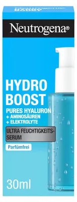 Produktbild von Neutrogena Hydro Boost Ultra Feuchtigkeitsserum, parfümfrei, mit Hyaluronsäure, 30 ml