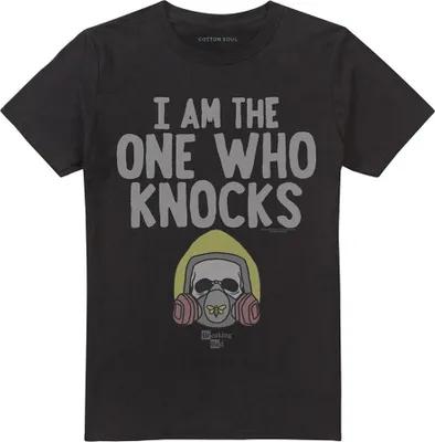 Produktbild von Breaking Bad - "I Am The One Who Knocks" T-Shirt für Herren/Damen Uni TV26124 (5XL) (Schwarz)