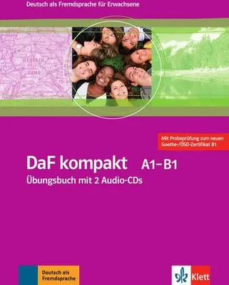 Obrázek produktu pro DaF kompakt. Übungsbuch mit 2 Audio-CDs A1-B1