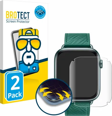 Produktbild von 2x BROTECT Fullscreen Schutzfolie für Honor Watch 5 Displayschutz Folie Fullcover Klar Transparent