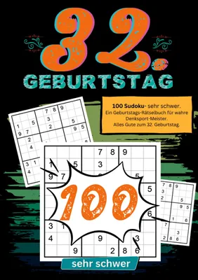 Produktbild von 32. Geburtstag- Sudoku Geschenkbuch