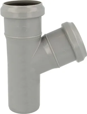 Produktbild von HT Abzweig einfach Ø 110/110 mm 67°, mit 2 Steckmuffen