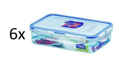 Obrázek produktu pro Sada 6 multifunkčních boxů Lock & Lock 800 ml, box pro uchování čerstvosti s odtokovou mřížkou HPL816T x 6
