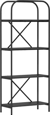 Produktbild von vidaXL Bücherregal Schwarz Eichen-Optik 60 x 30 x 146 cm Holzwerkstoff