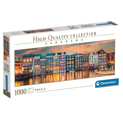 Obrázek produktu pro Clementoni – 1000p Pannorama Amsterdam – 98 x 33 cm