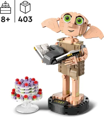 Produktbild von LEGO® 76421 - Harry Potter™ Dobby jako Elf Domowy (403 elementy)