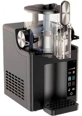 Image de Machine à glaçons ES10739DE-BK, 1,5 litre, avec compresseur, commandes tactiles LED et 4 fonctions, noire