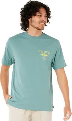 Produktbild von Rip Curl Fade Out Icon Kurzarm-t-shirt Blau S Mann Blau S