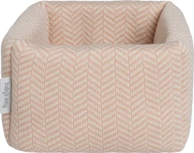 Produktbild von Baby's Only Korb Dawn - Blush/Ecru - 18x18x18 cm