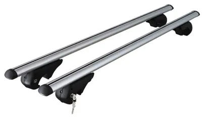 Immagine prodotto di set portapacchi in alluminio 120 cm argento