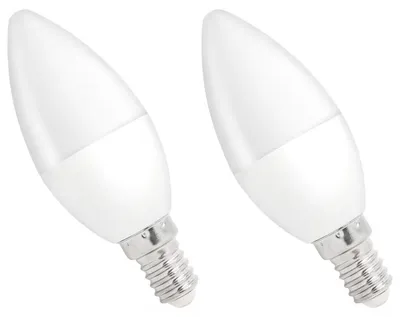 Produktbild von Spectrum E14 LED Kerzenlampe 4W 320lm 3000K Warmweiß 230V 2 Stück
