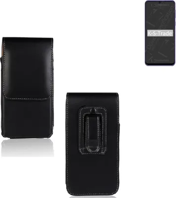 Produktbild von K-S-Trade Gürteltasche für Ulefone Note 6 Schutz Hülle Handy Hülle mit Magnetverschluss Holster in schwarz