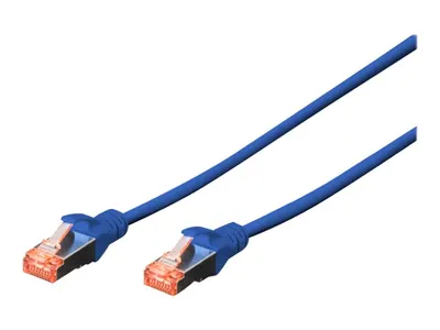 Zdjęcie produktu dla Digitus Kabel krosowy CAT 6 S/FTP, 10 sztuk, 2 m, Cat6, S/FTP (S-STP), RJ-45, RJ-45, Niebieski