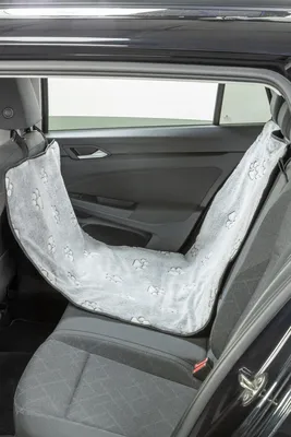 Produktbild von TRIXIE Auto-Schondecke - grau/schwarz - 0,65 × 1,45 m