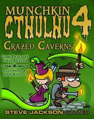 Produktbild von Munchkin: Cthulhu 4: Crazed Caverns - Kartenspiel Erweiterung - ENG Edition