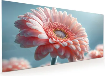 Produktbild von Küchenrückwand Spritzschutz Glas mit Motiv Blumenpracht 40 x 40 cm