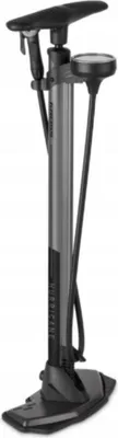 Produktbild von Kross Hurricane – Standpumpe Aluminium mit Manometer, 160 PSI, AV/DV/FV, grau-schwarz, robust & präzise