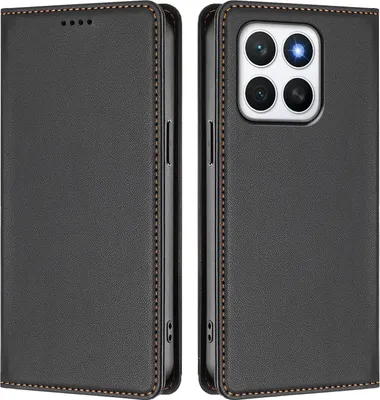 Immagine prodotto di Custodia in pelle per Honor X8C, flip case magnetico in Finto cuoio con supporto Nero